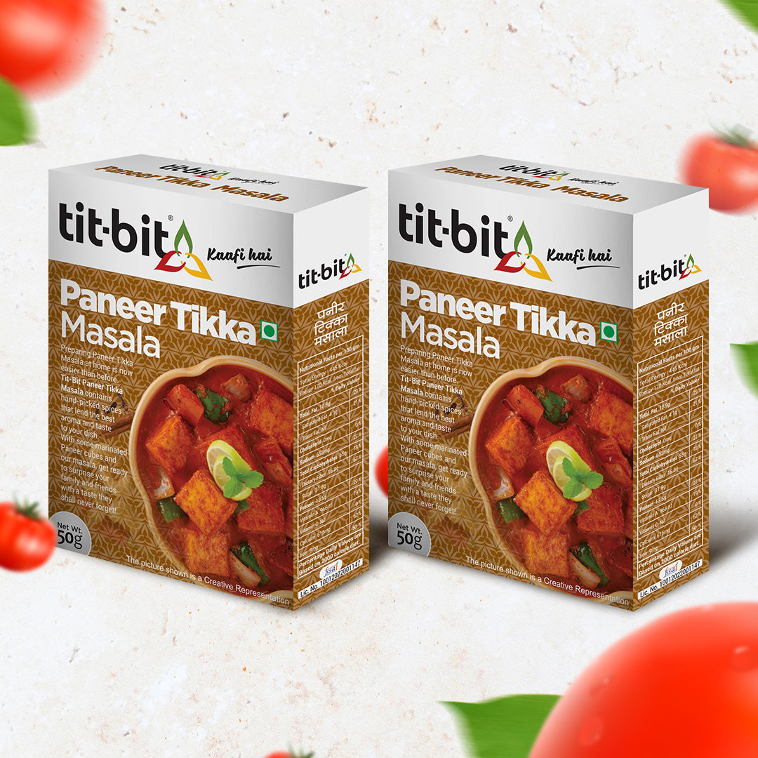 Tit-Bit Paneer Tikka Masala-50g Box (Pack of 2)