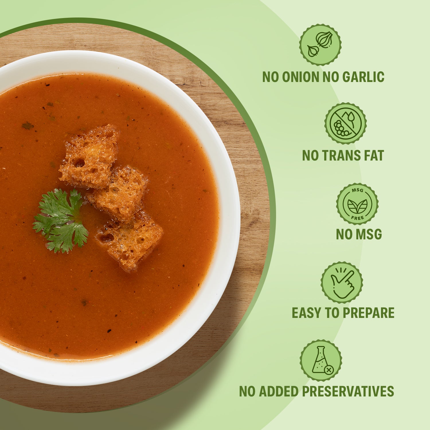 Tomato Soup (No Onion, No Garlic)-50 g each (Pack of 2)