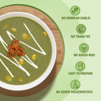 Cream of Spinach Soup (No Onion, No Garlic)- 50 g each (Pack of 5)