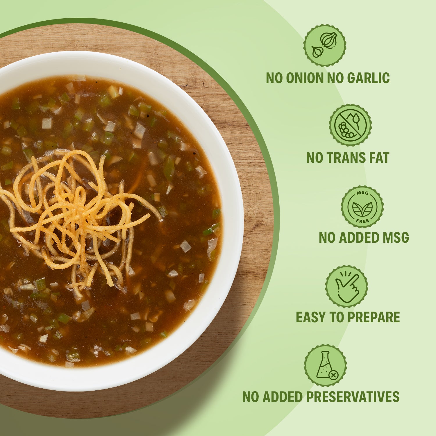 Manchow Soup (No Onion, No Garlic)- 50 g each (Pack of 5)