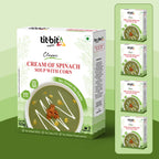 Cream of Spinach Soup (No Onion, No Garlic)- 50 g each (Pack of 5)