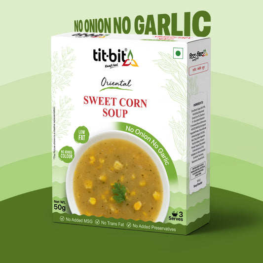 Tit-Bit ORIENTAL-[No Onion No Garlic] Sweet Corn Soup-50 gm (Pack of 2)