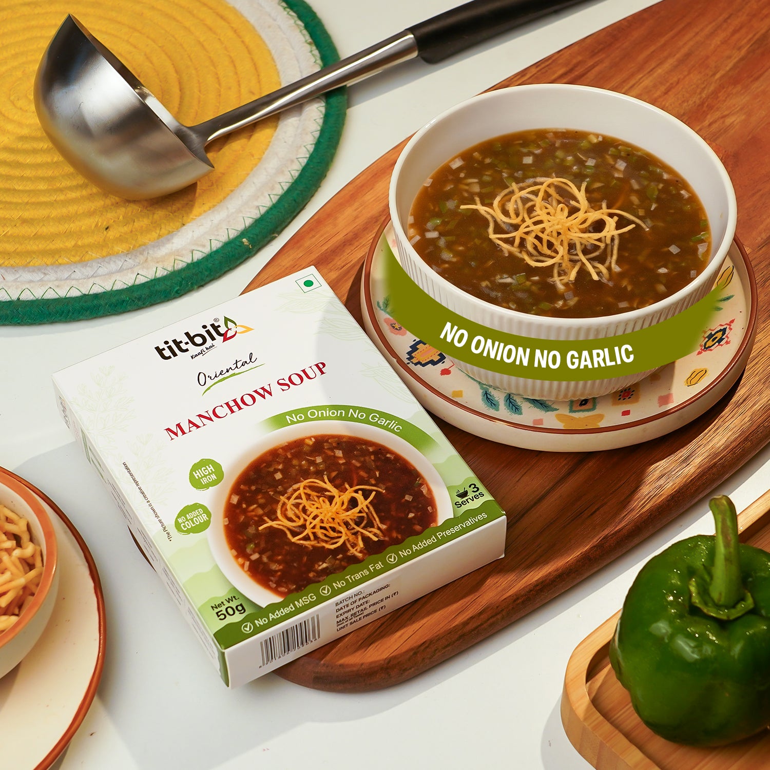 Manchow Soup (No Onion, No Garlic)-50 g each (Pack of 2)