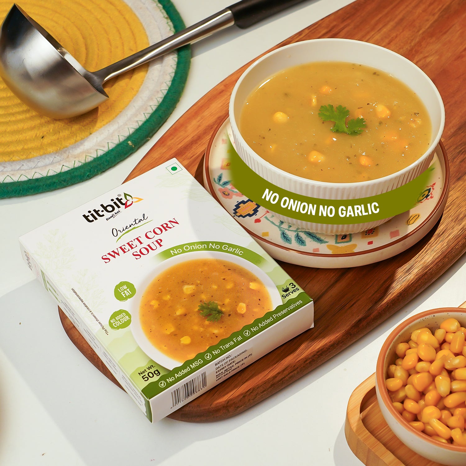 Sweet Corn Soup (No Onion, No Garlic)-50 g each (Pack of 2)