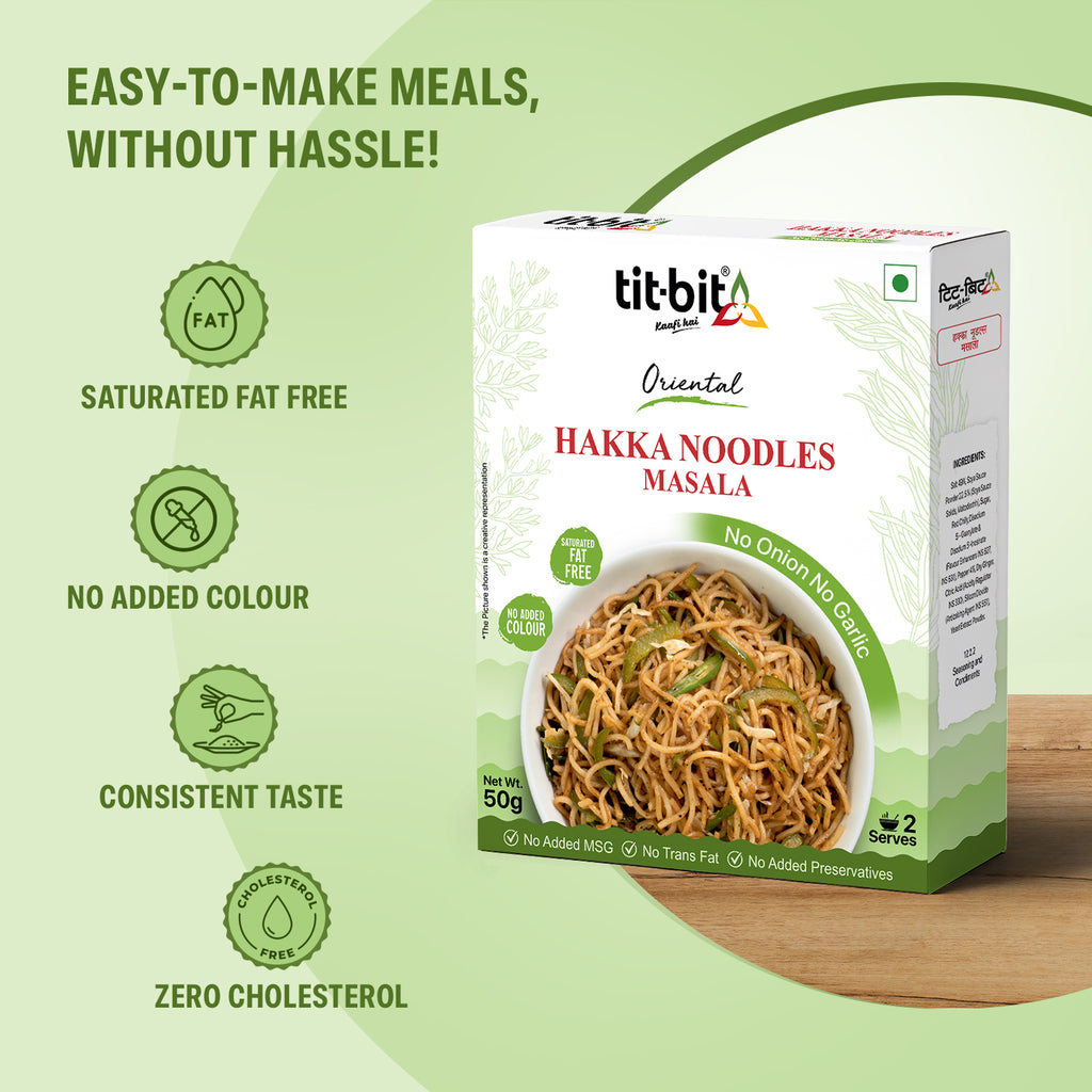 Hakka Noodles Masala (No Onion, No Garlic)-50 g each (Pack of 2)