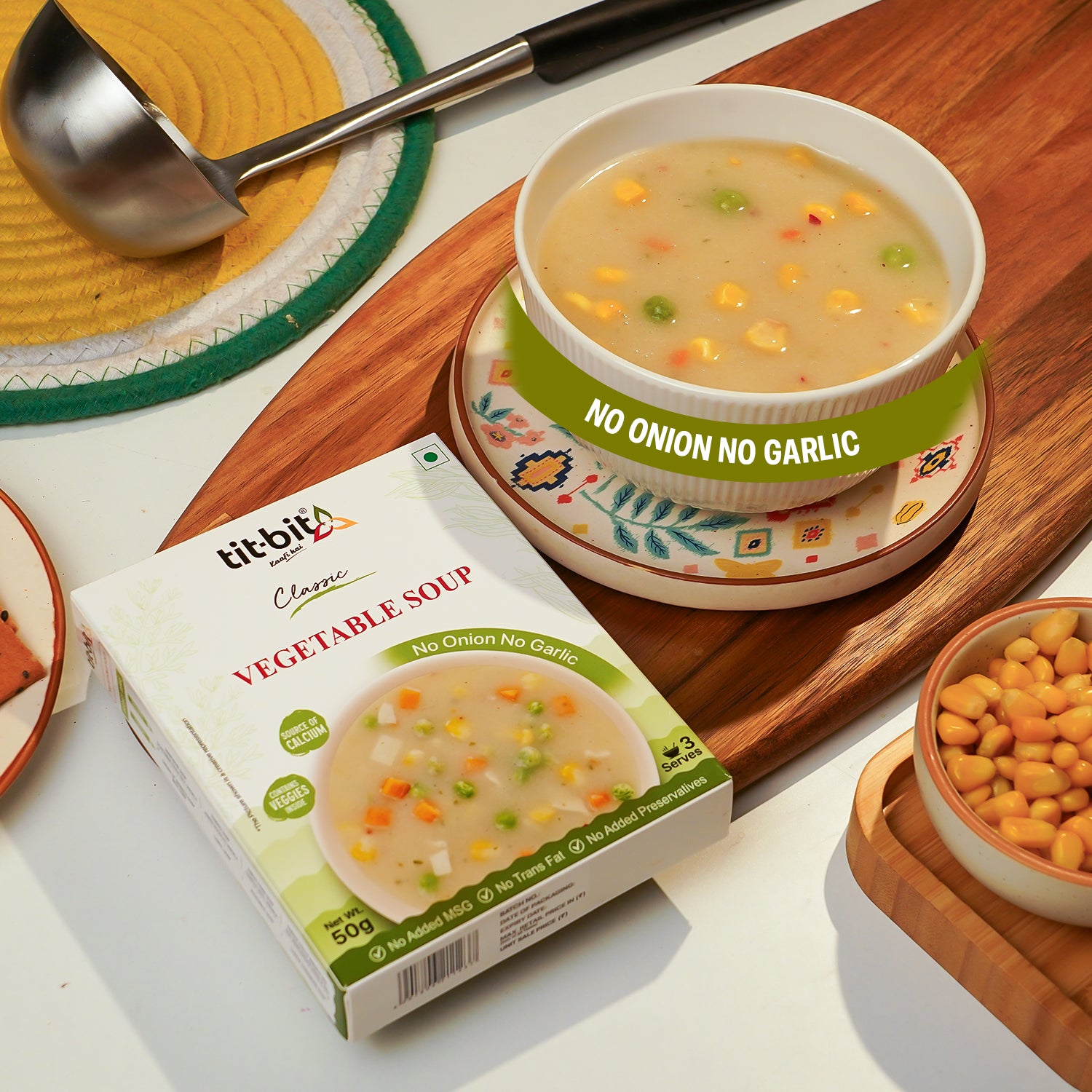 Vegetable Soup (No Onion, No Garlic)- 50 g each (Pack of 5)