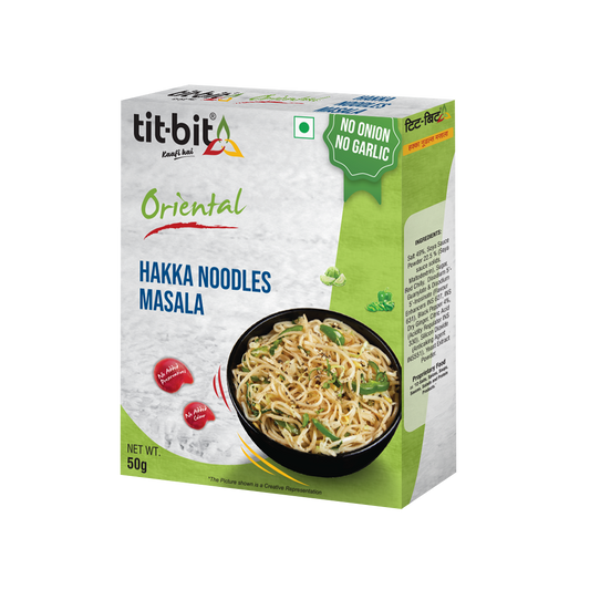 Tit-Bit ORIENTAL-[No Onion No Garlic] Hakka Noodles Masala-50 gm Pack