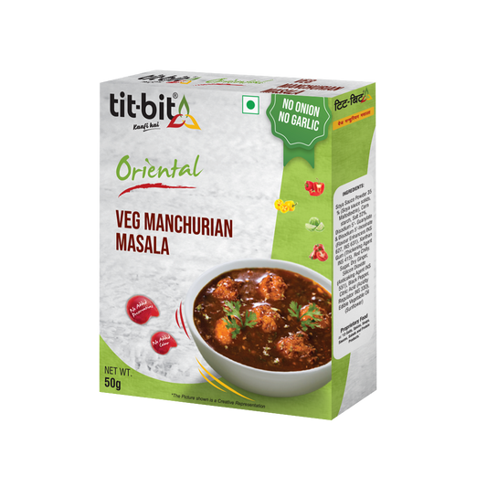 Tit-Bit ORIENTAL-[No Onion No Garlic] Veg. Manchurian Masala-50 gm Pack