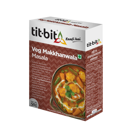 Tit-Bit Veg. Makhanwala Masala-50g Box